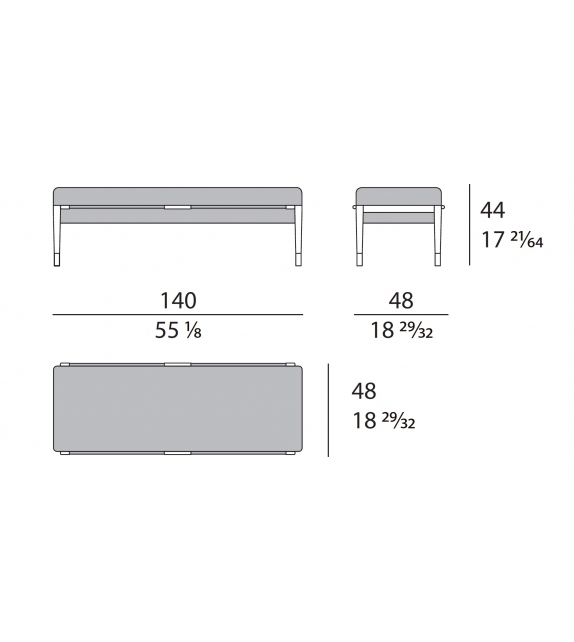 Noir Turri Bench