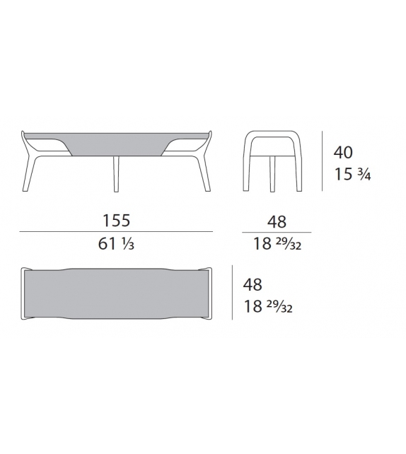 Vine Turri Bench