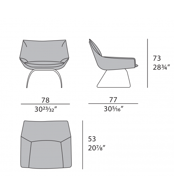 Silhouette Turri Fauteuil