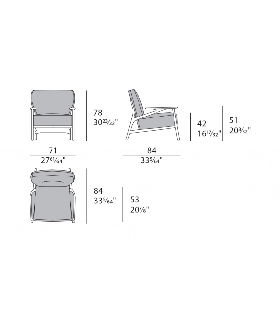 Vine Turri Fauteuil