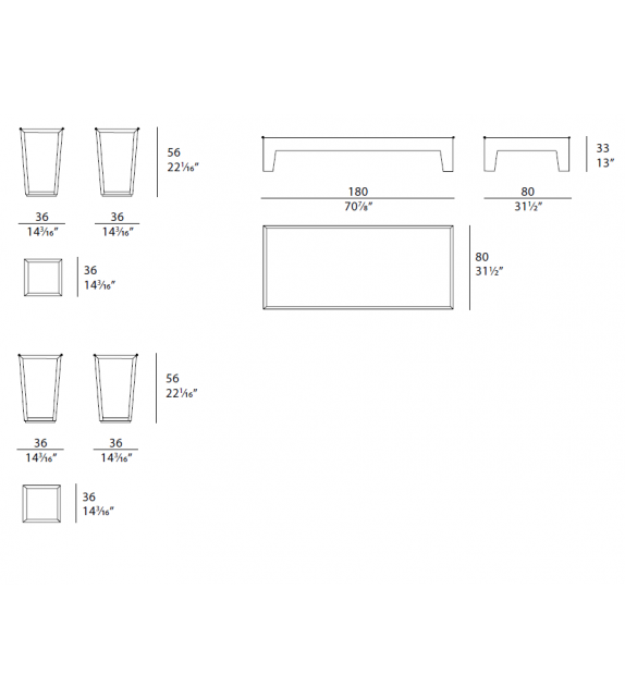 Azul Turri Table Basse