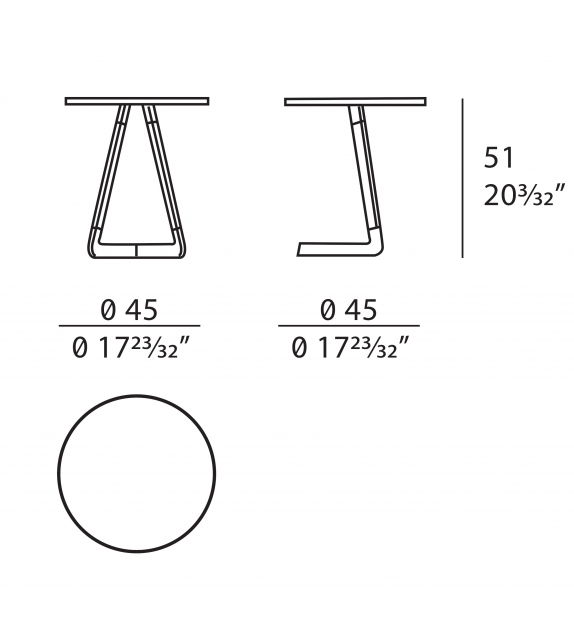 Drum Turri Table D'Appoint