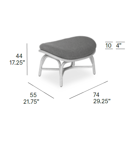 Armadillo Expormim Footstool