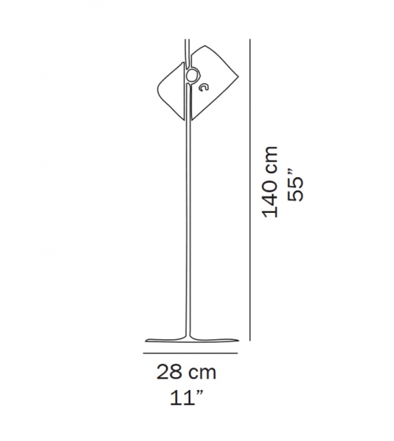 Coupè Oluce Lampadaire