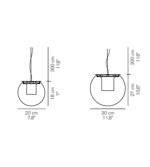The Globe Oluce Lámpara de Suspensión
