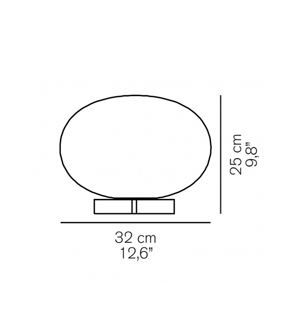 Acrilica Tischlampe Oluce