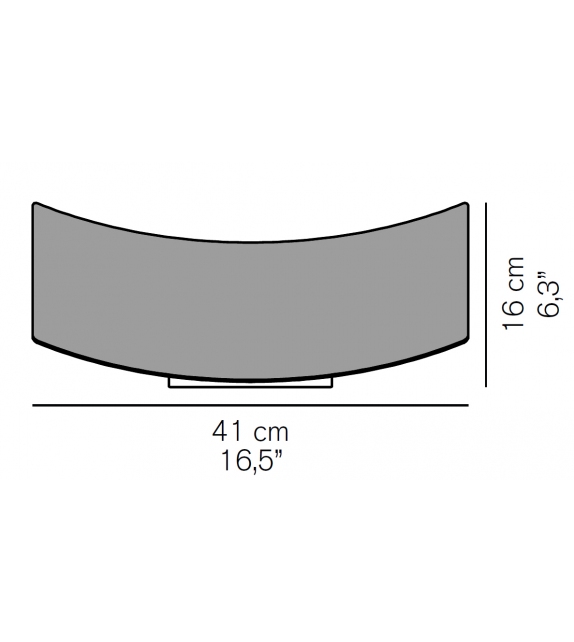 Lens Oluce Lampada da Parete