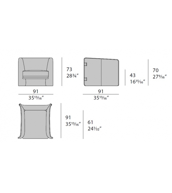 Blossom Turri Armchair