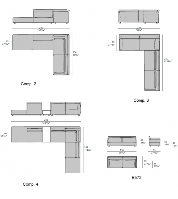 Drum Turri Sofa