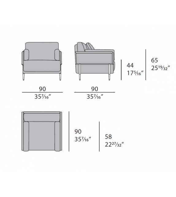 Zero Turri Armchair