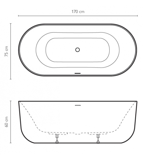 Anafi Jacuzzi Badewanne