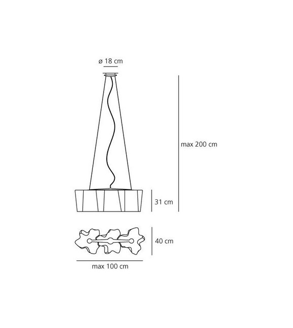 Logico 3 In Linea Artemide Pendant Lamp