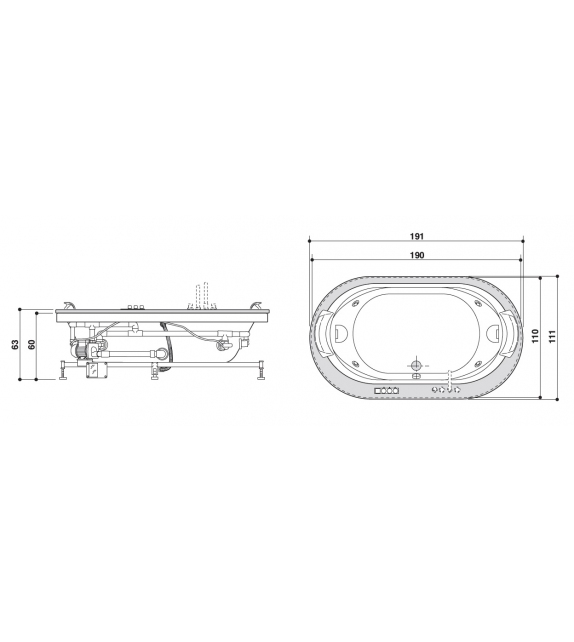 Opalia Wood Jacuzzi Bañera