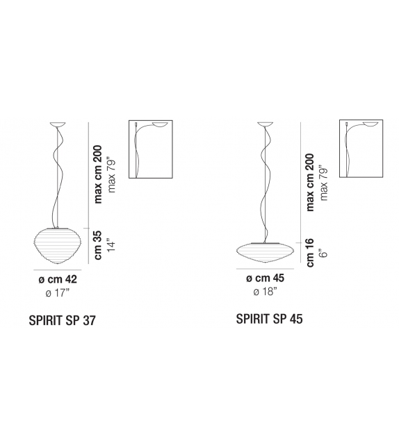 Spirit SP Vistosi Suspension Lamp