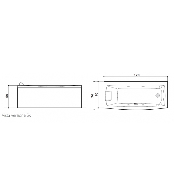 Versa Jacuzzi Badewanne