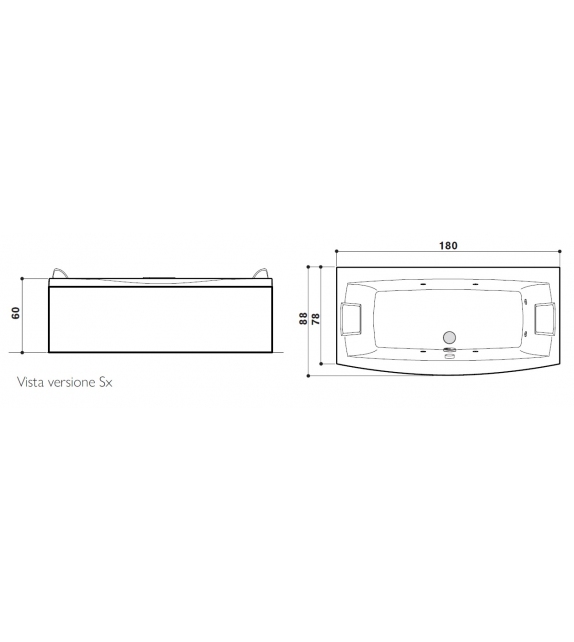 Invita Jacuzzi Bathtub