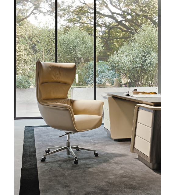 Blues Turri Office Armchair