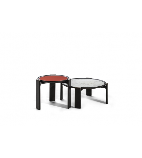 Duo Low Table Poltrona Frau & Ceccotti Collezioni Mesita