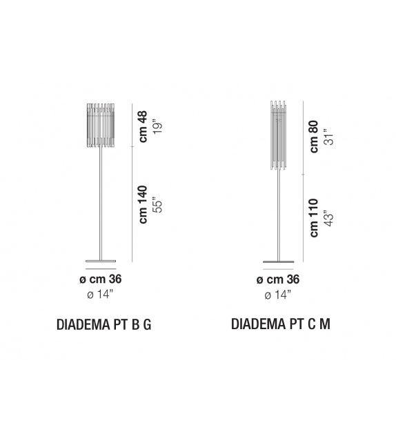 Diadema Vistosi Floor Lamp