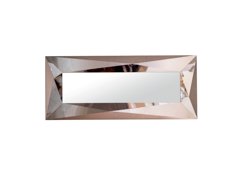 Diamond, specchio da parete con cornice diamante - Riflessi