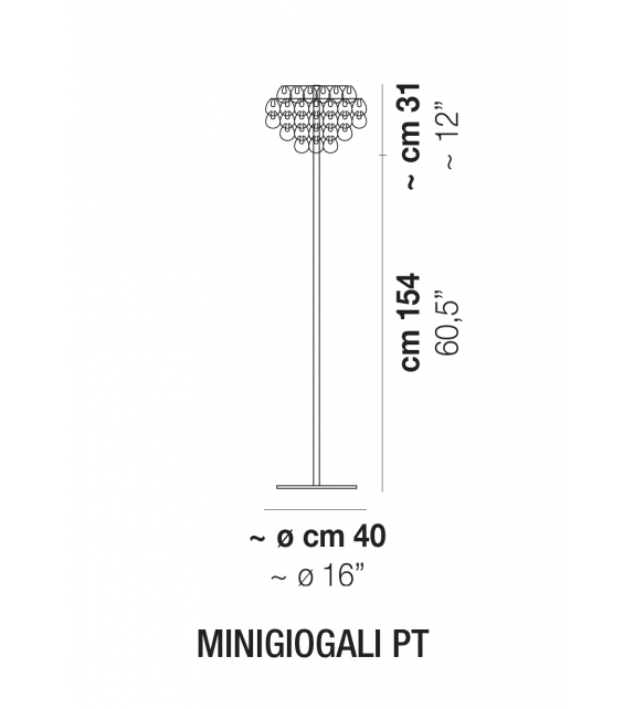 Minigiogali Vistosi Stehleuchte