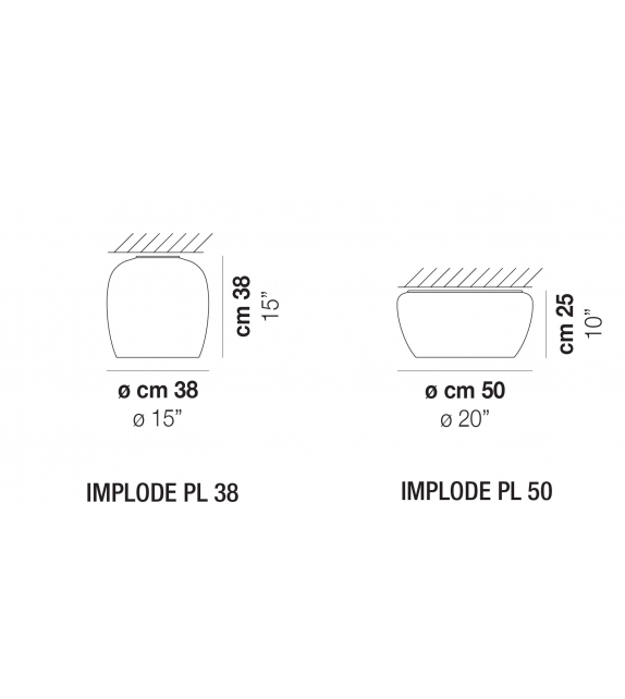 Implode Vistosi Plafonnier