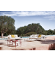 Lissoni Outdoor Collection Knoll Mesita