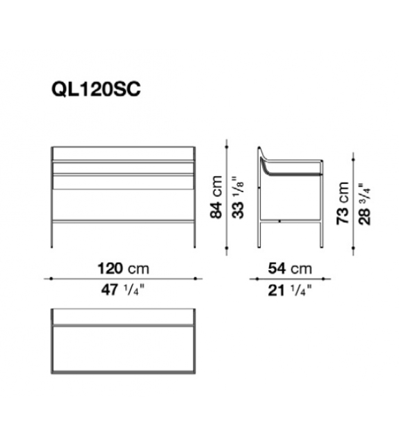 Quiet Lines B&B Italia Escritorio - Milia Shop