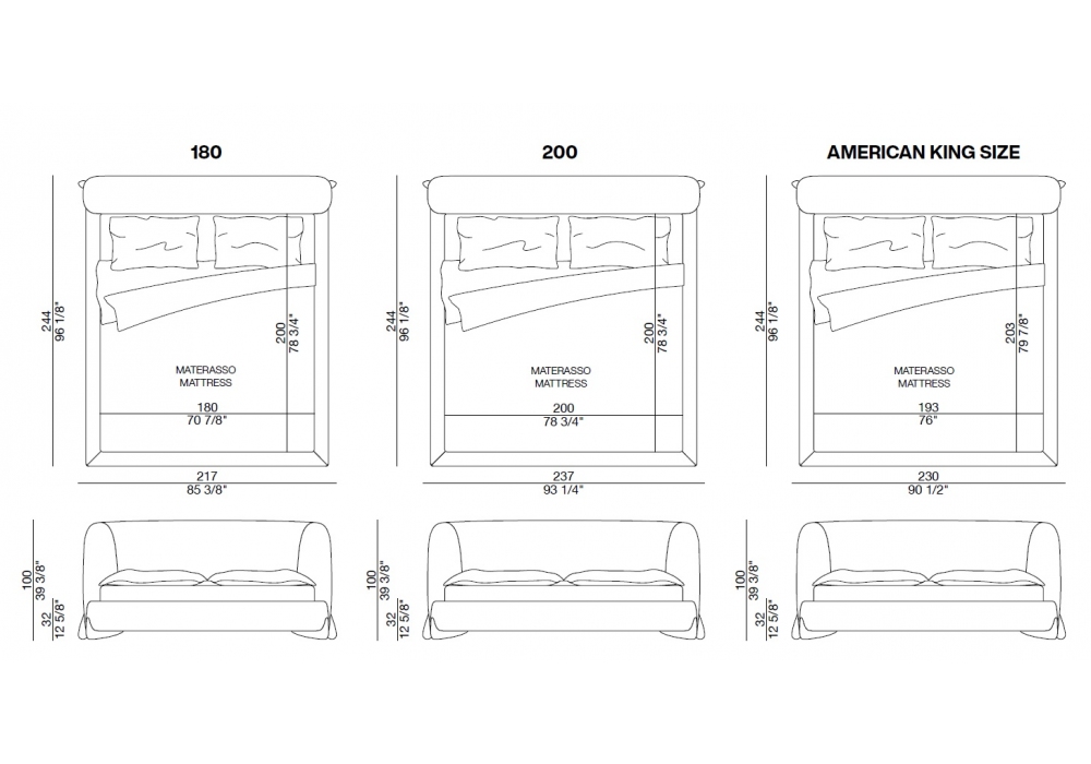 Softbay Max Porada Bed - Milia Shop