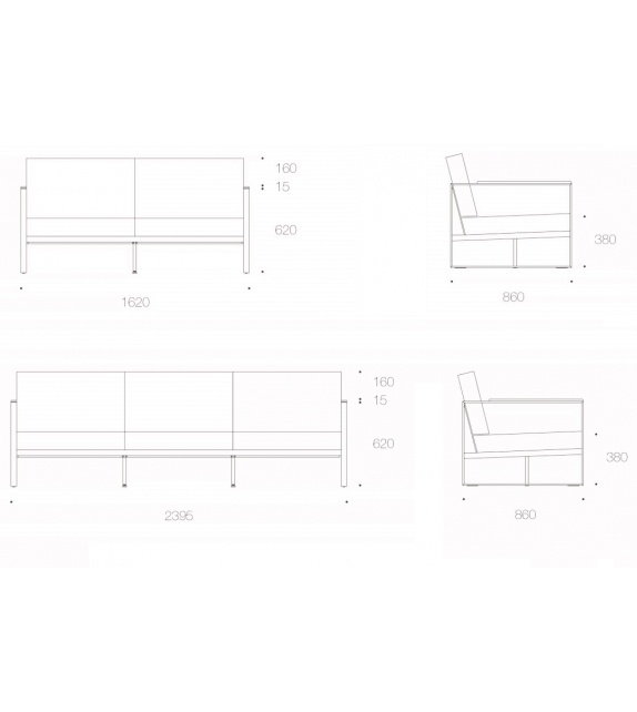 Garden Easy Sofa Röshults Divano