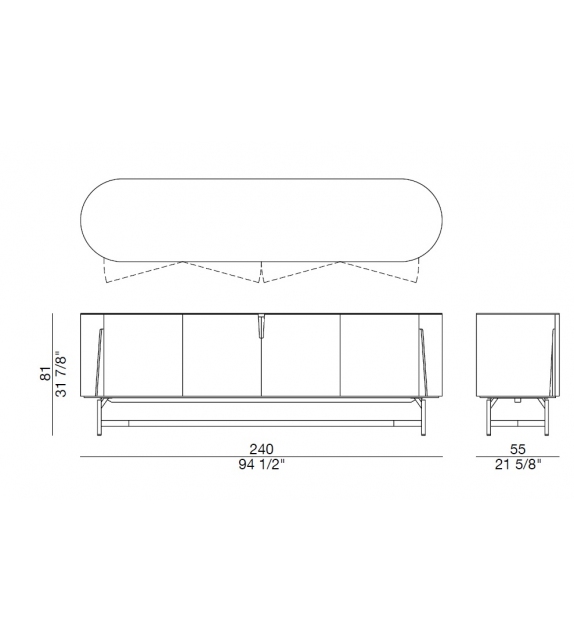 Tylsa 240 Porada Sideboard