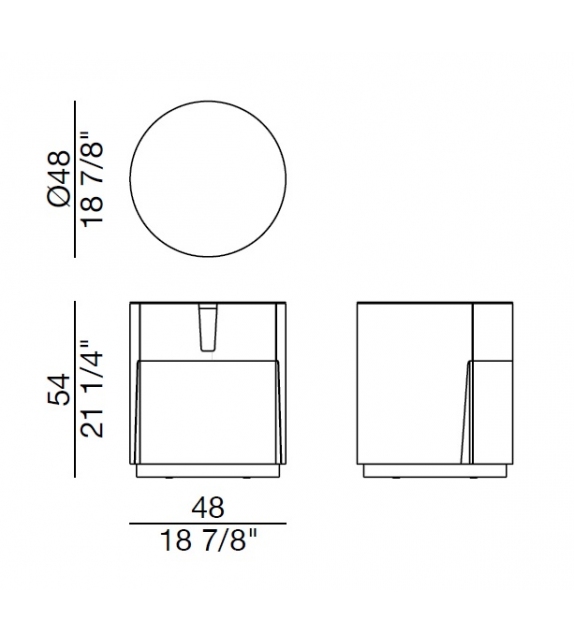 Tylsa Night 54 Porada Bedside Table