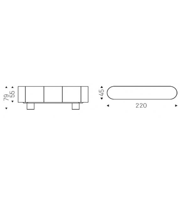 Savoy Cattelan Italia Sideboard