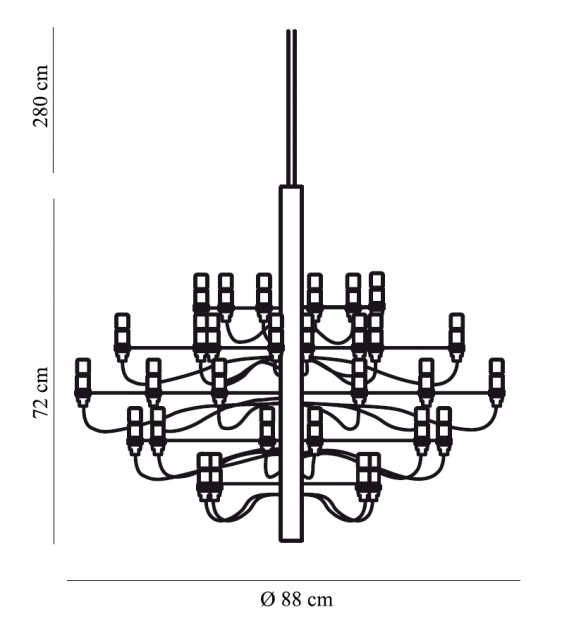 2097/30 Flos Chandelier