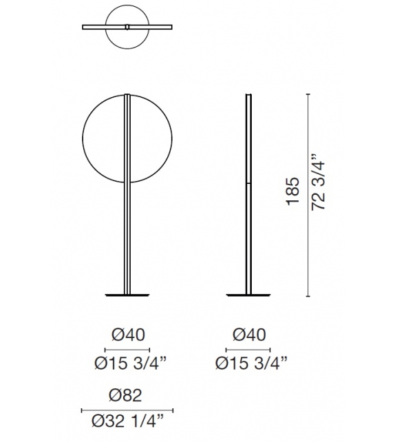 Lampada da Appartamento Cappellini Floor Lamp