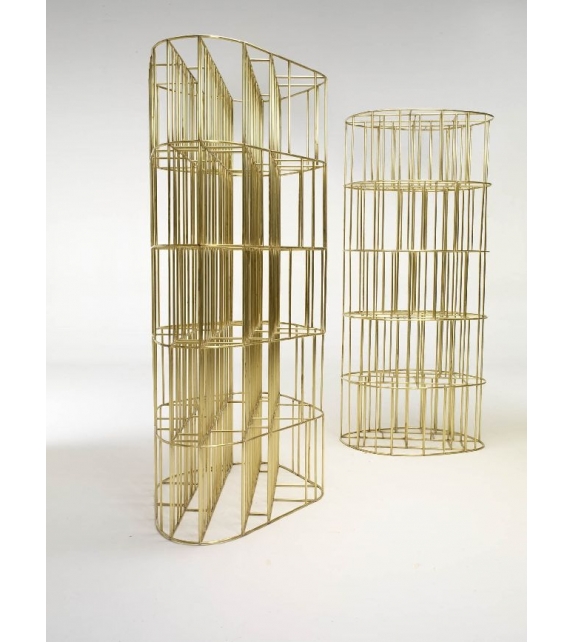 Golden Cage Bookcase Ceccotti Collezioni