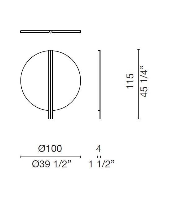 Lampada da Appartamento Cappellini Wall Lamp