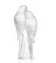 2 Parakeets Lalique Sculpture