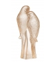 2 Parakeets Lalique Sculpture