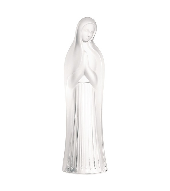 Virgin with Hands Together Lalique Scultura