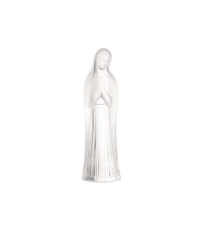 Virgin with Hands Together Sculpture Lalique