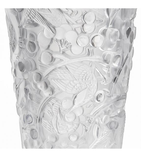 Vase Merles et Raisins Lalique