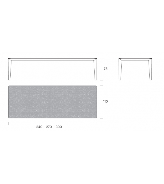 Flaminio Table Fiam