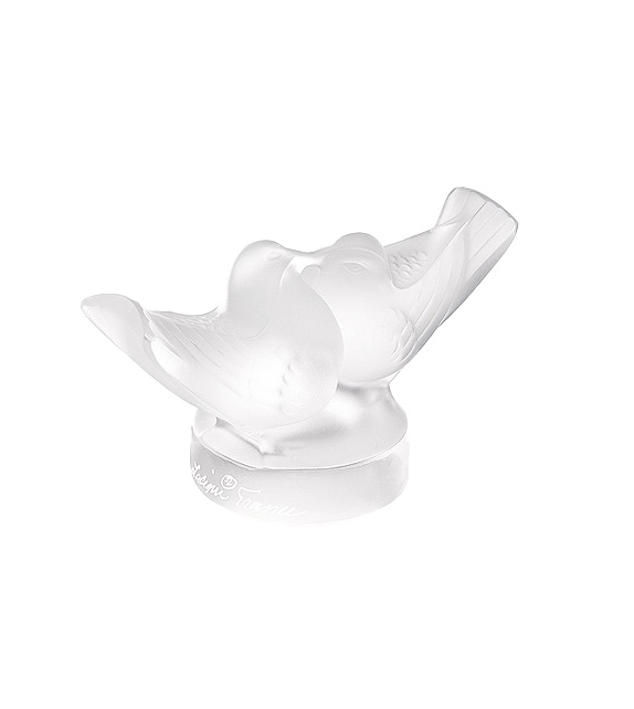 2 Lovebirds Lalique Sculpture