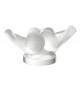 2 Lovebirds Lalique Sculpture