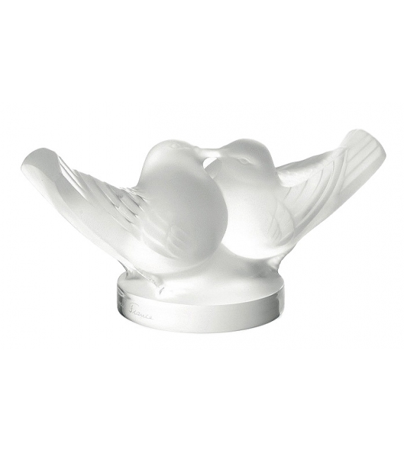 2 Lovebirds Lalique Sculpture