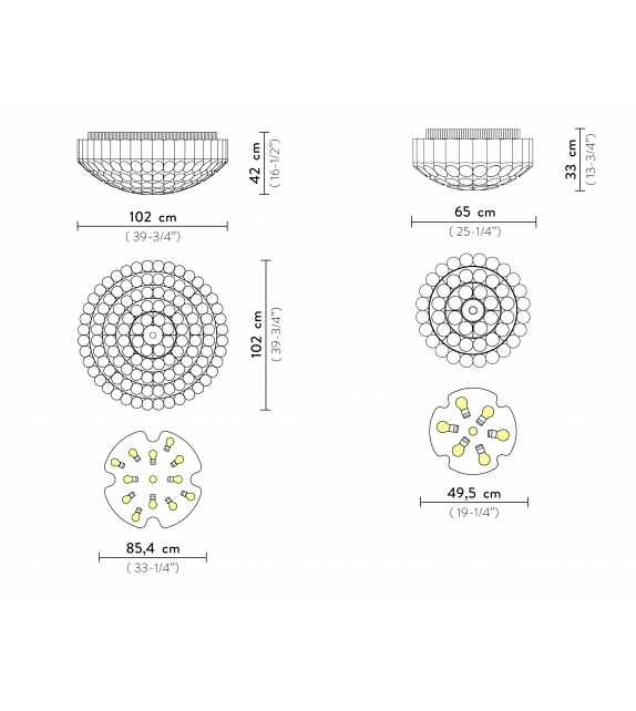 Odeon Ceiling Lamp Slamp