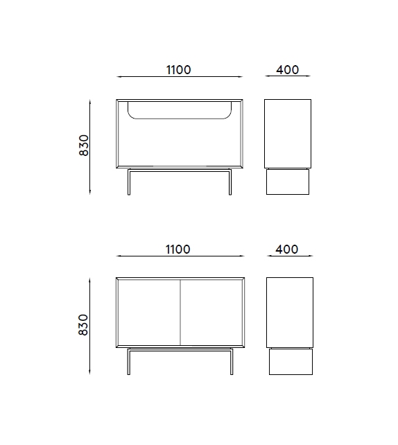 Linea Porro Sideboard