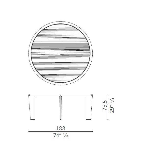 Deriva Ceccotti Collezioni Table