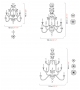 4607 Barovier & Toso Chandelier